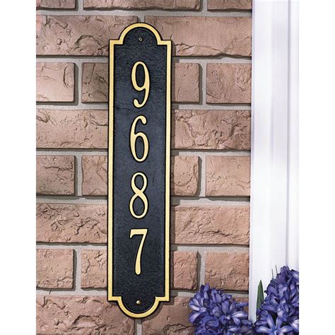 wall mounted house number plaques